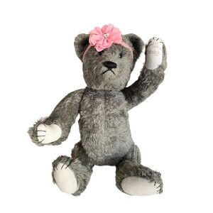 5 Way Articulated Jointed Bear Plush  Toy Stuffed Rare 19” Vintage Signed